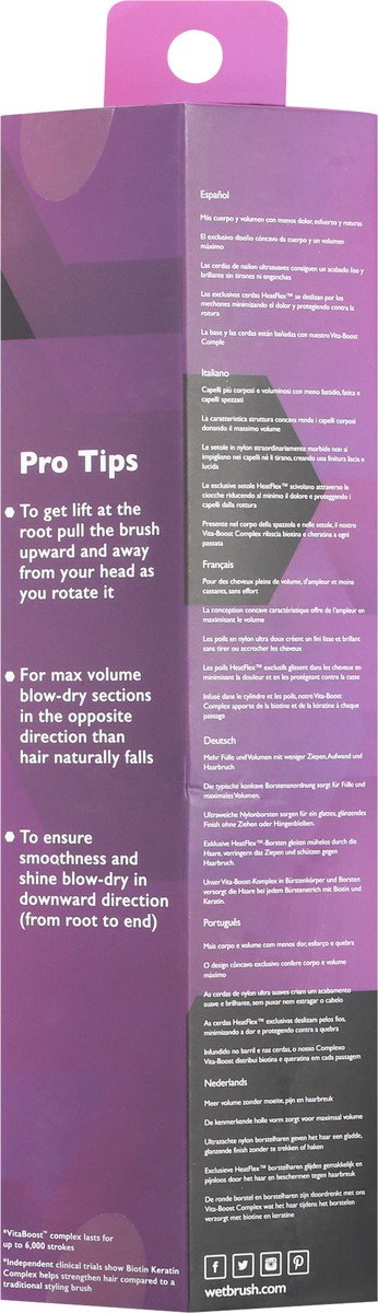 slide 7 of 9, Wet Brush Break Free Volume and Body Round Brush, 1 ct