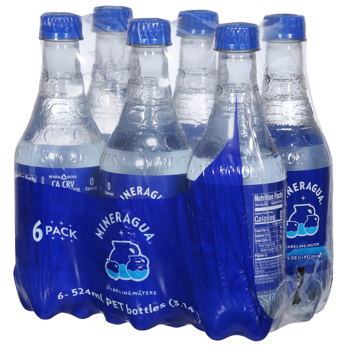 slide 4 of 9, Mineragua Sparkling Water 6 - 524 ml Bottles, 6 ct