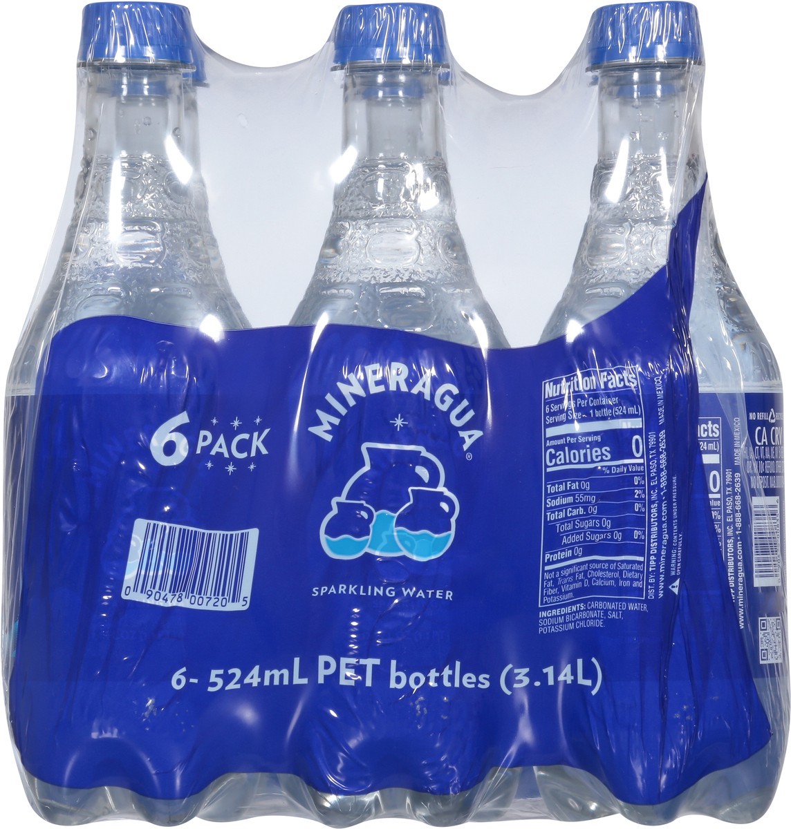 slide 2 of 9, Mineragua Sparkling Water 6 - 524 ml Bottles, 6 ct
