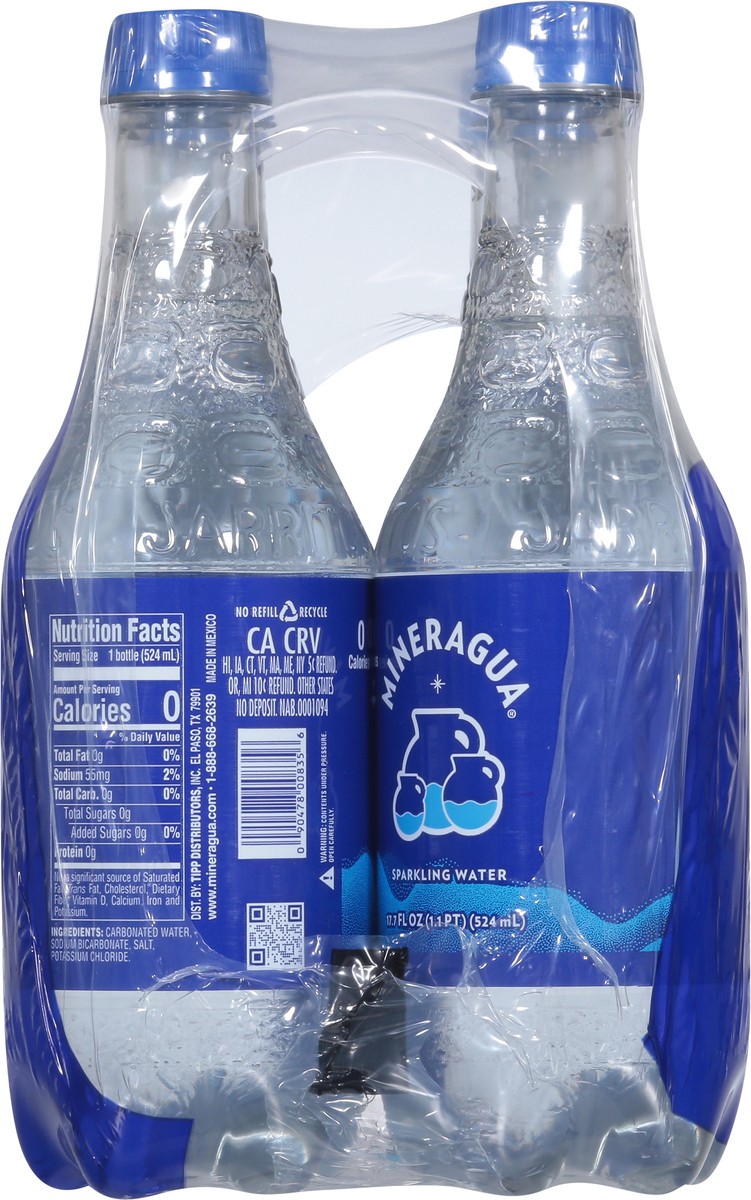 slide 6 of 9, Mineragua Sparkling Water 6 - 524 ml Bottles, 6 ct