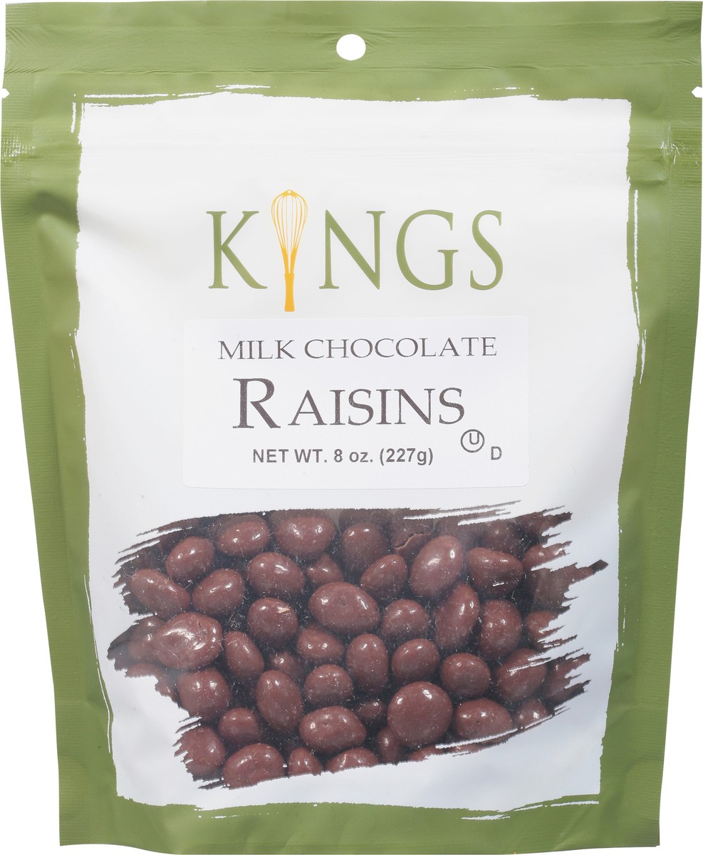 slide 2 of 14, Kings Milk Chocolate Raisins, 8 oz