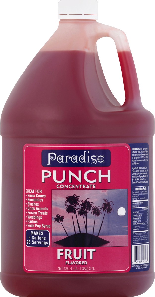 slide 2 of 2, Paradise Fruit Punch Base - 128 oz, 128 oz