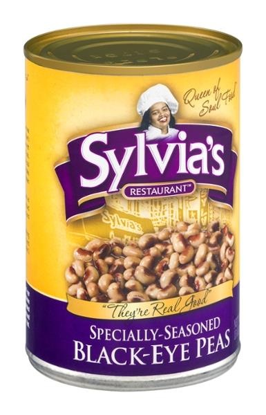 slide 1 of 1, Sylvia's Restaurant Specially-Seasoned Pinto Beans, 15 oz