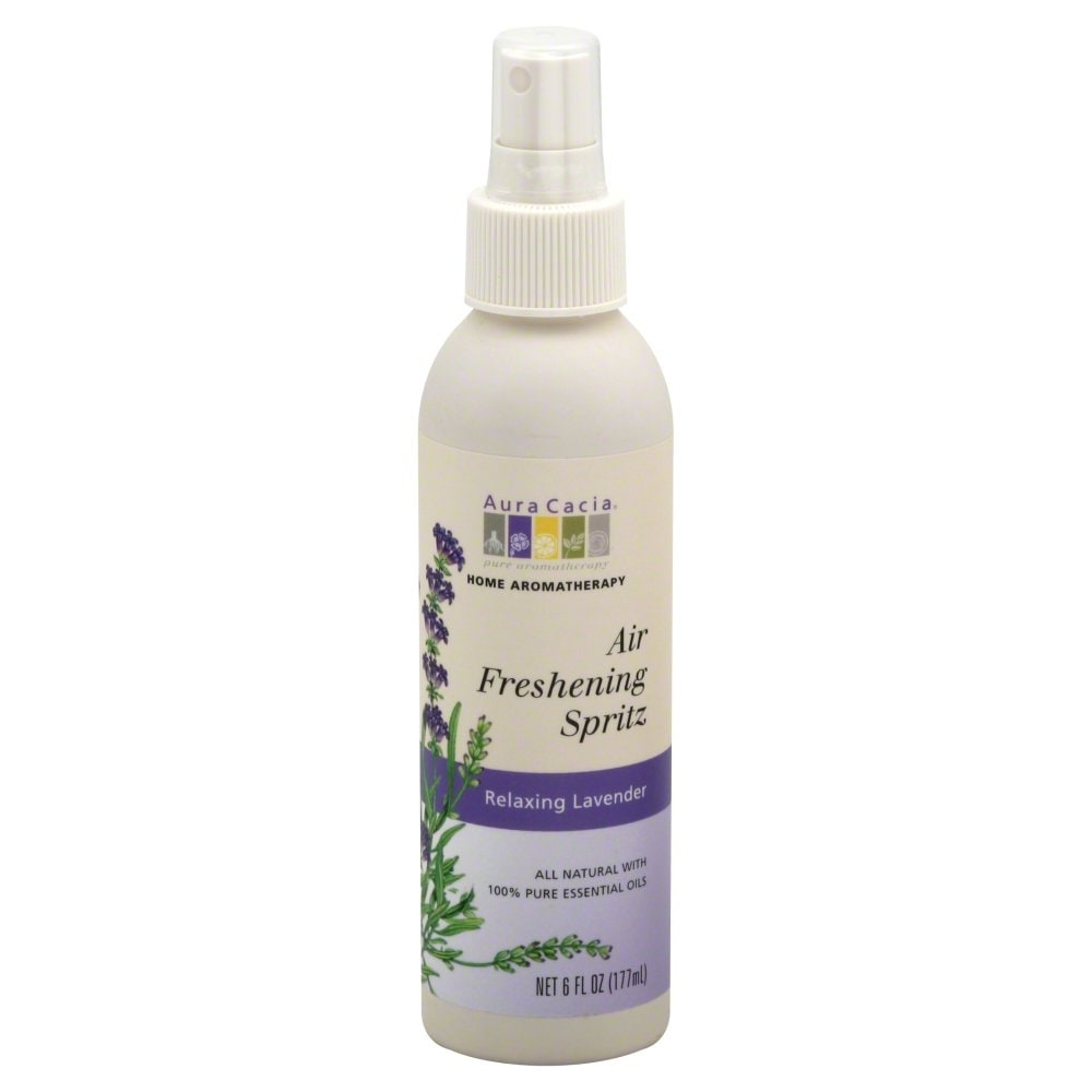 slide 1 of 1, Aura Cacia Spray Air Fresh Relaxing Lavender, 6 fl oz