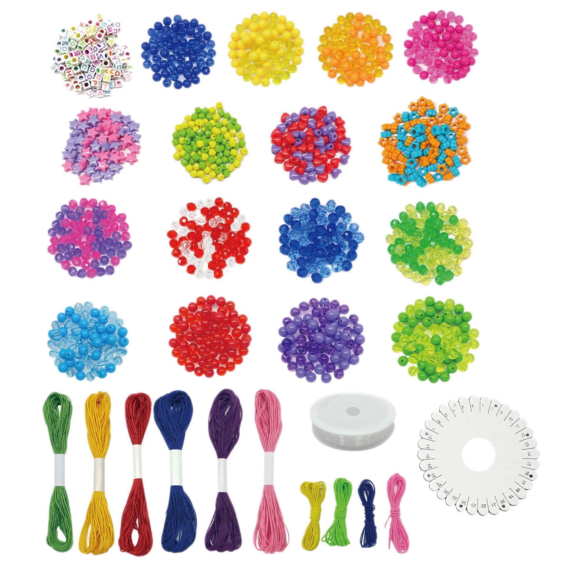 slide 6 of 7, Rainbow Bead Kit Box By Creatology, 1120 ct total