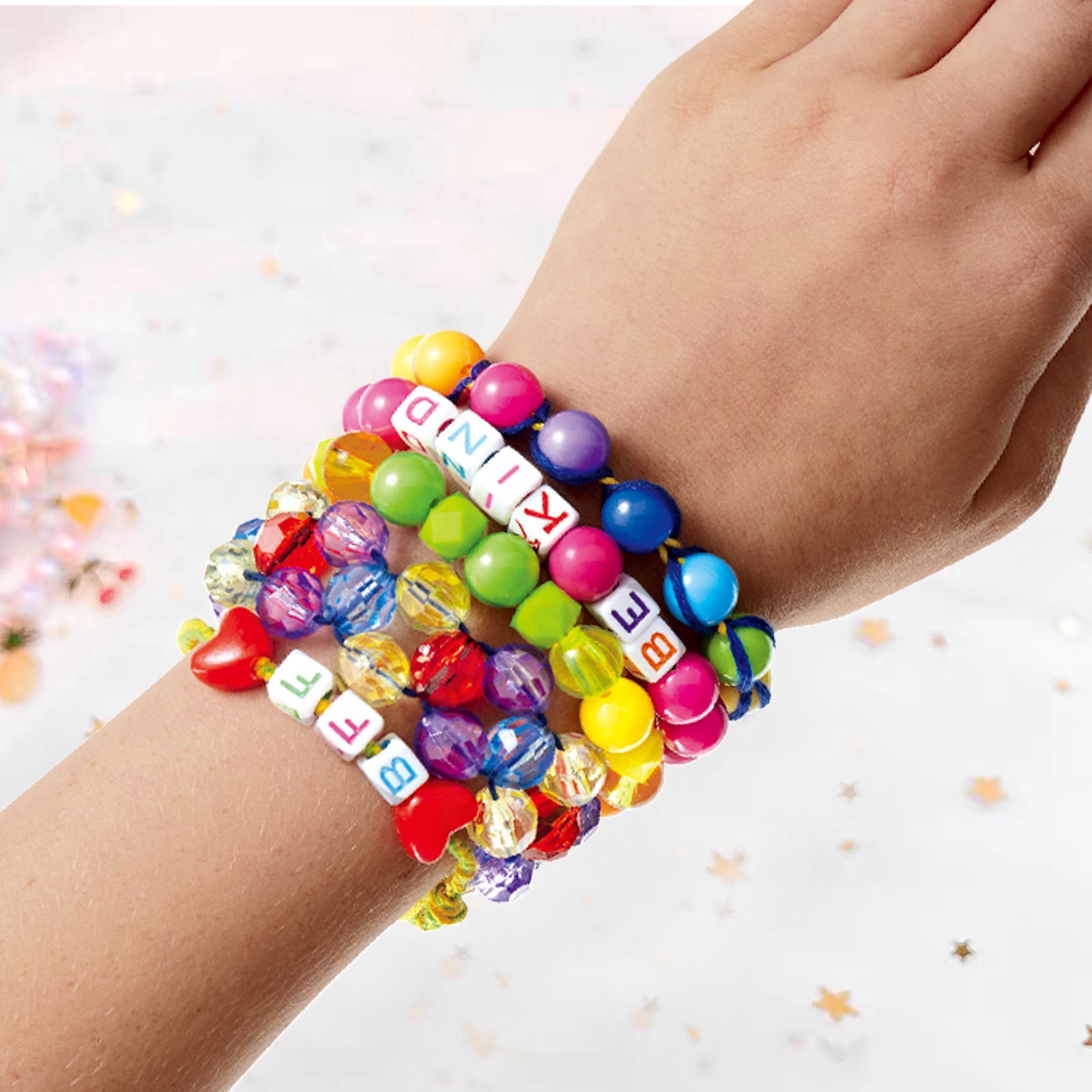 slide 4 of 7, Rainbow Bead Kit Box By Creatology, 1120 ct total