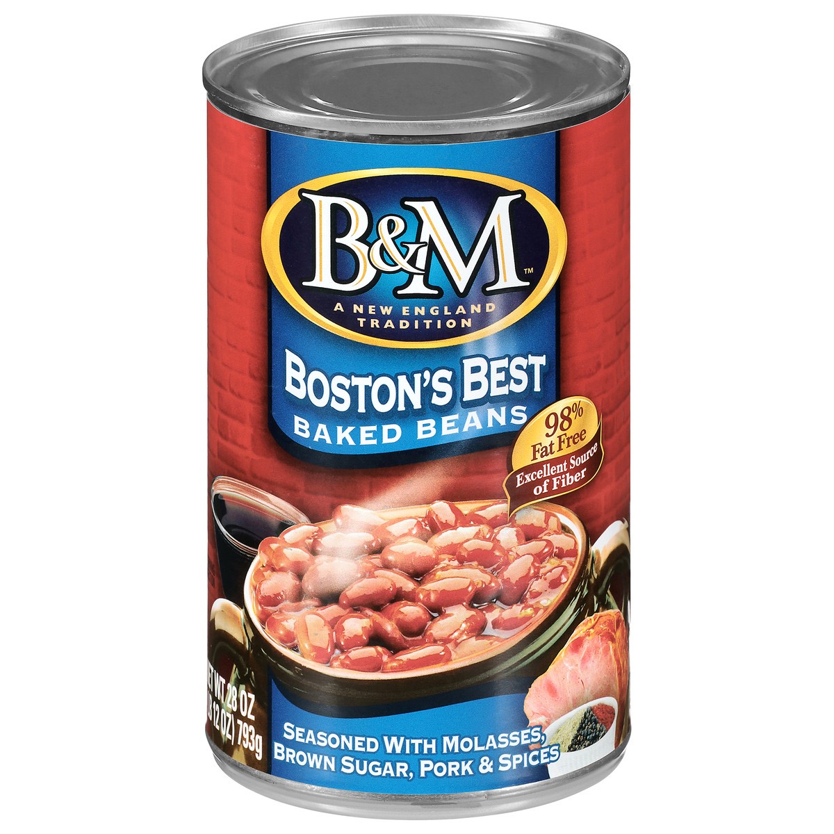 slide 1 of 12, B&M Boston's Best Baked Beans 28 oz, 28 oz