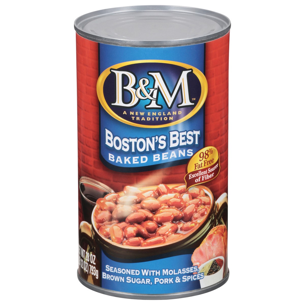 slide 10 of 12, B&M Boston's Best Baked Beans 28 oz, 28 oz