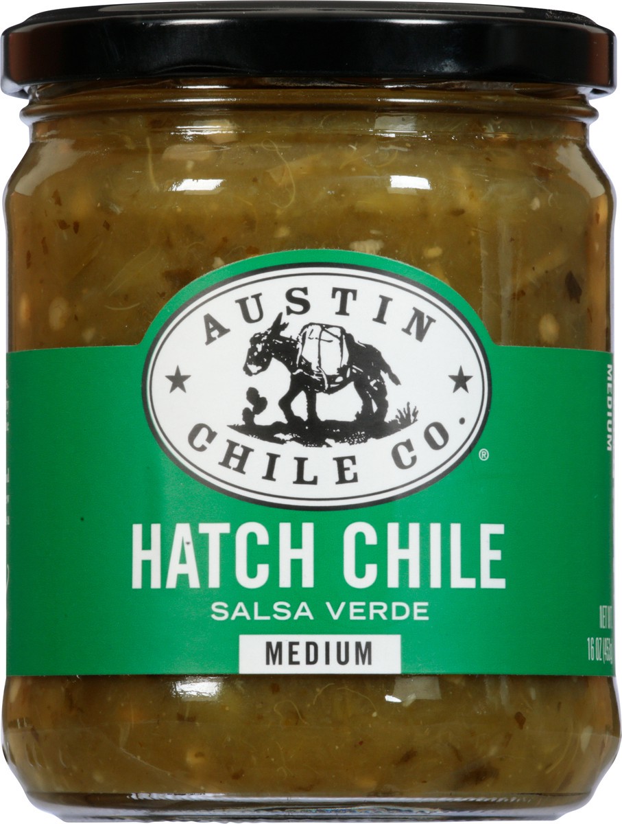 slide 7 of 14, Austin Chile Co. Medium Hatch Chile Salsa 16 oz, 16 oz