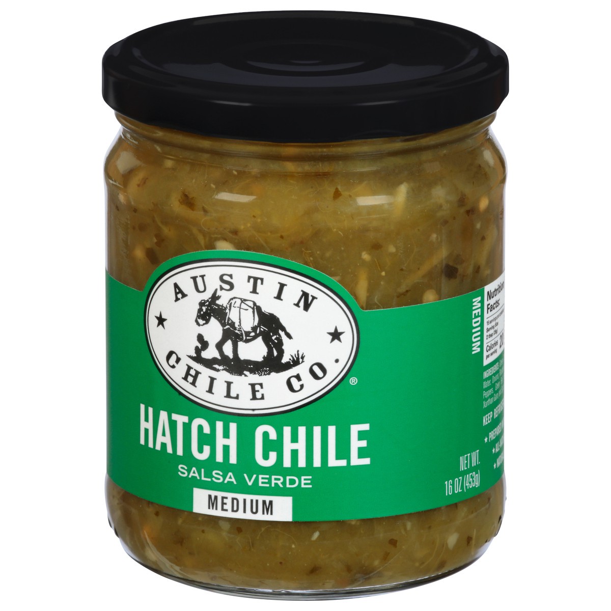 slide 3 of 14, Austin Chile Co. Medium Hatch Chile Salsa 16 oz, 16 oz