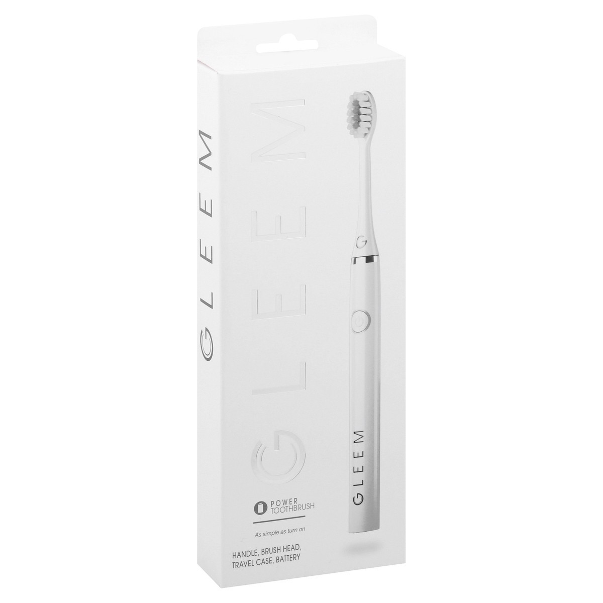 slide 2 of 9, GLEEM Electric Toothbrush, White, 1 ct