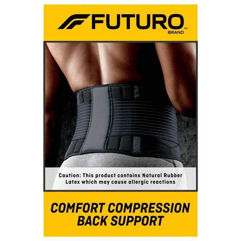 slide 3 of 11, Futuro Comfort Compression Back Support, Adjustable, 1 ct