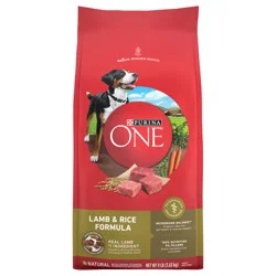 Purina ONE Natural Dry Dog Food, SmartBlend Lamb & Rice Formula - 8 lb. Bag