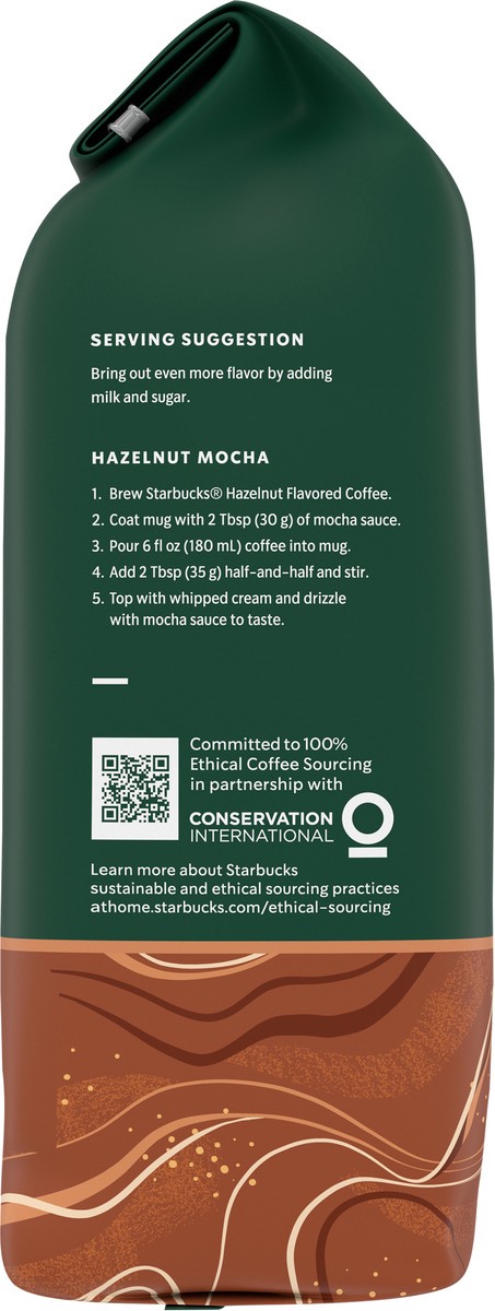 slide 5 of 9, Starbucks Flavored Ground Coffee — Hazelnut — No Artificial Flavors — 1 bag (11 oz.), 11 oz