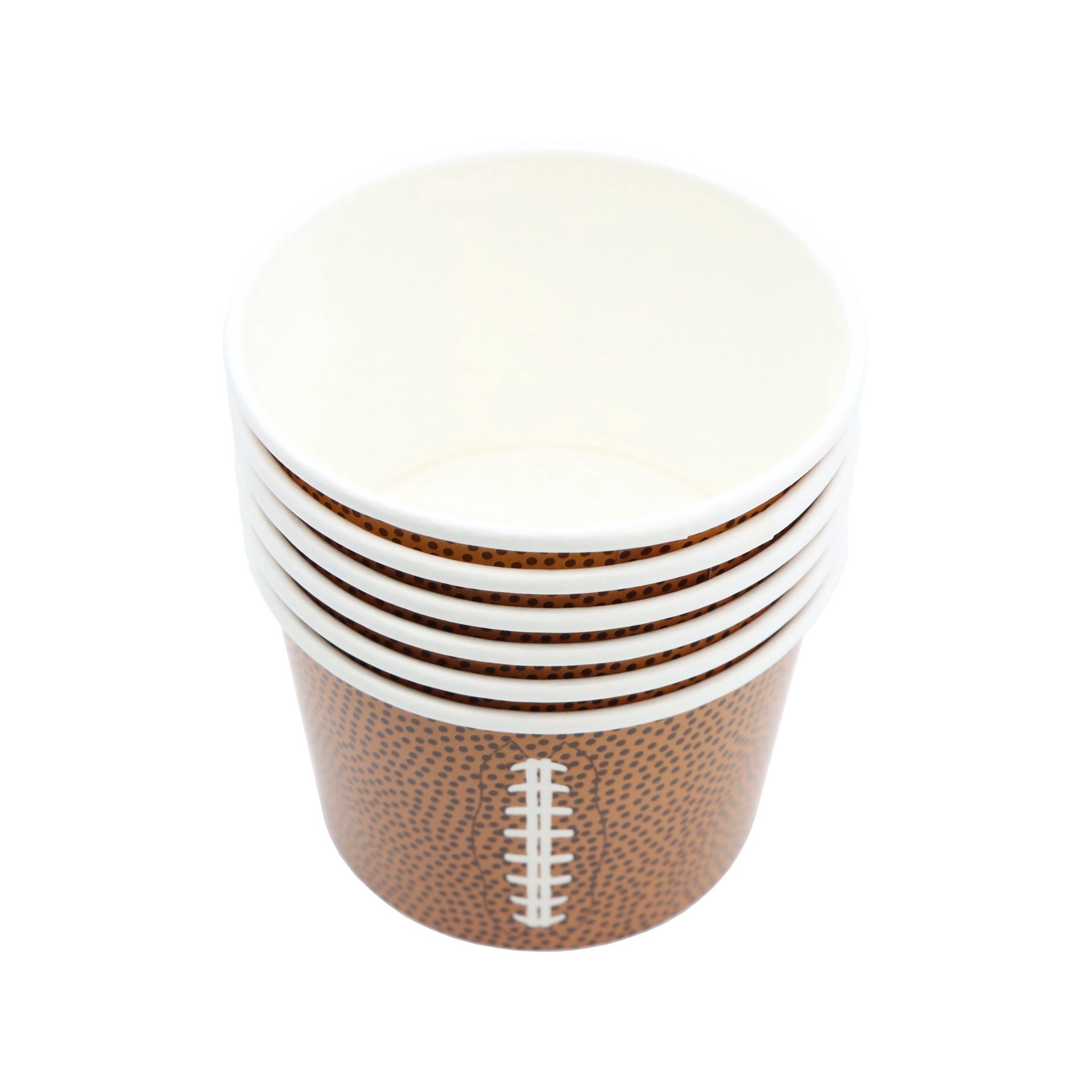 slide 2 of 2, 8oz. Football Ice Cream Cups, 6ct. By Celebrate It, 6 ct
