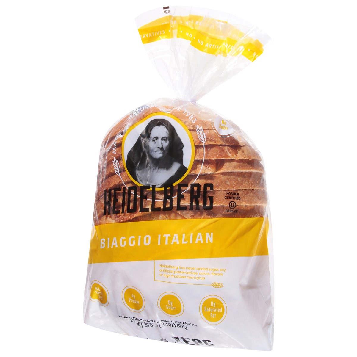 slide 8 of 9, Heidelberg Biaggio Italian Bread 20 oz, 20 oz