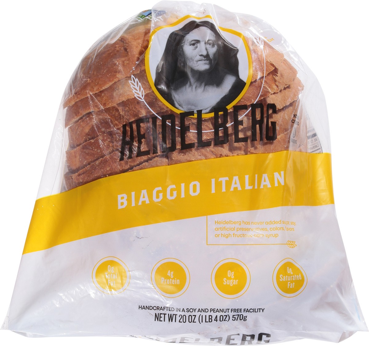 slide 6 of 9, Heidelberg Biaggio Italian Bread 20 oz, 20 oz