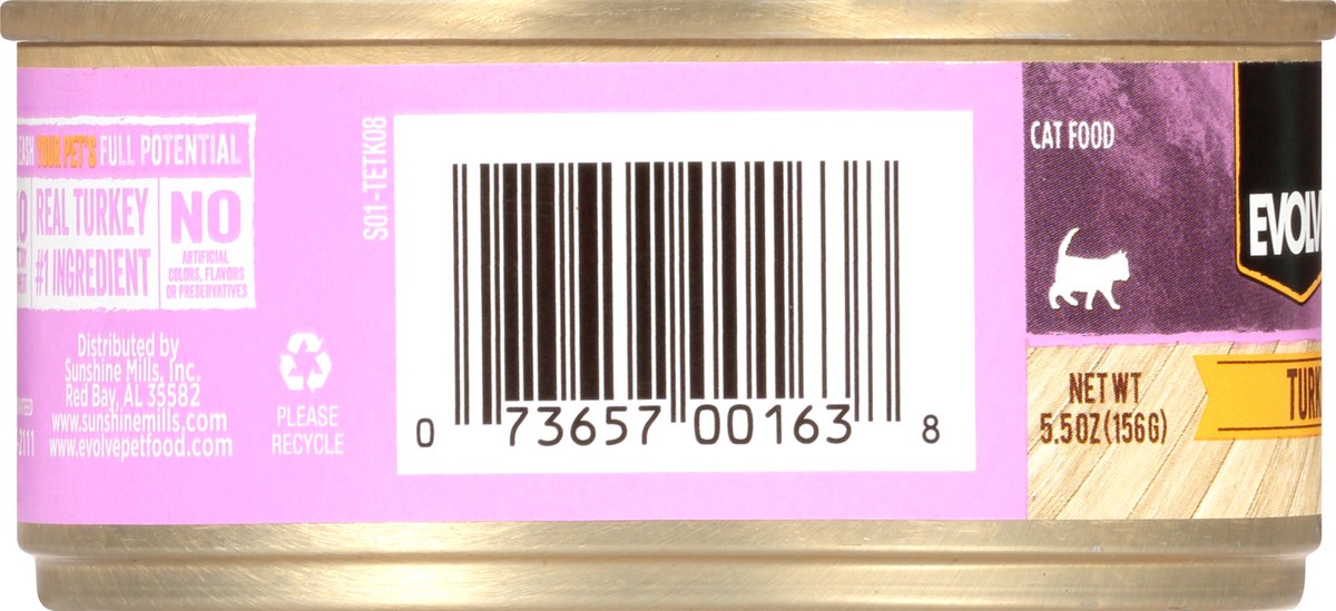 slide 2 of 9, Evolve Classic Kitten Turkey Recipe Cat Food 5.5 oz, 5.5 oz