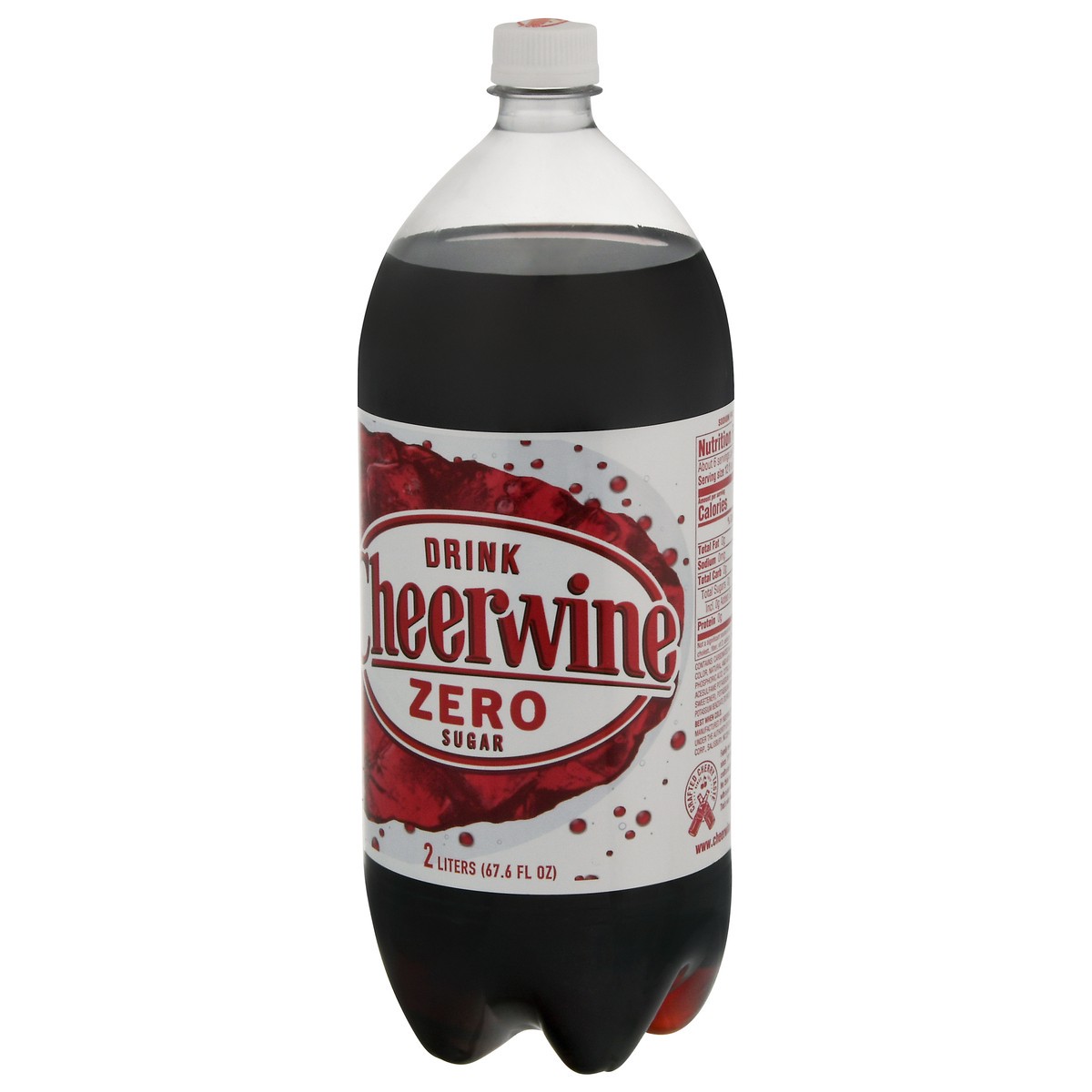 slide 5 of 9, Cheerwine Zero Sugar Soda - 2 liter, 2 liter