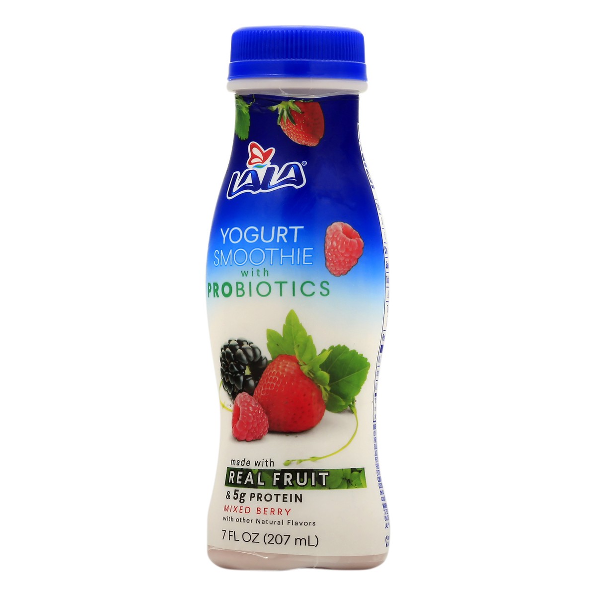 slide 10 of 11, LALA Mixed Berry Yogurt Smoothie With Probiotics, 7 fl oz