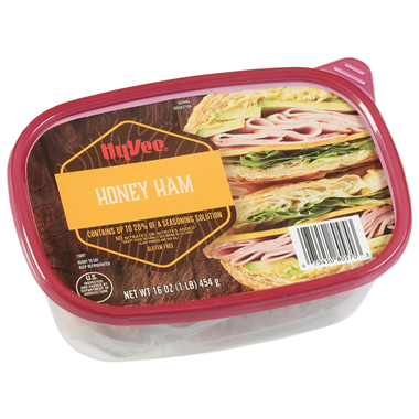 slide 1 of 1, Hy-Vee Honey Ham, 16 oz