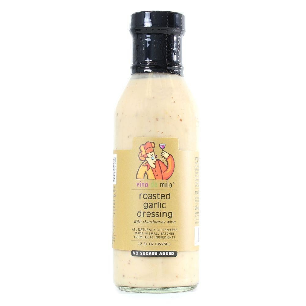 slide 1 of 1, Vino De Milo Roasted Garlic Dressing, 12 oz