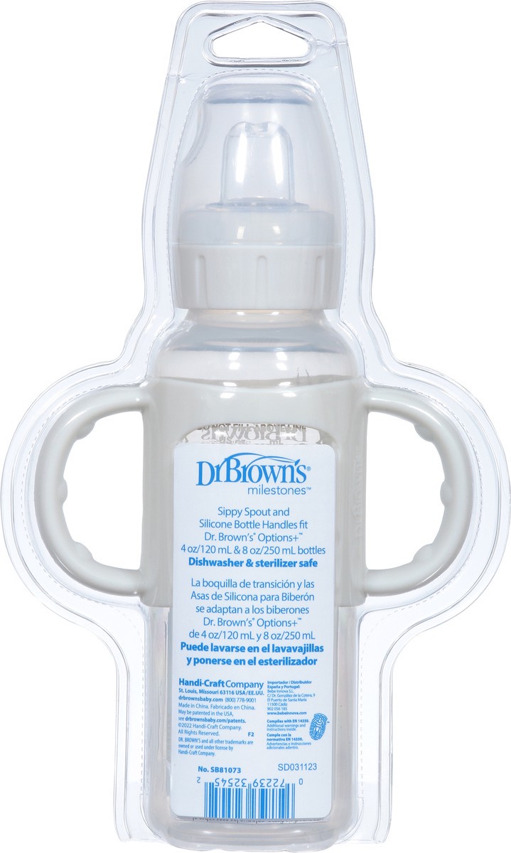 slide 7 of 9, Dr. Brown's Milestones 6m+ 8 Oz Sippy Spout Bottle 1 Each, 1 ct