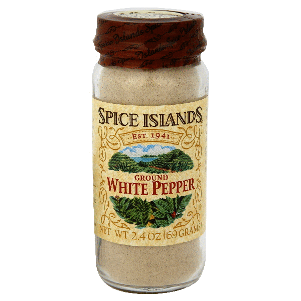 slide 1 of 1, Spice Islands Ground White Pepper Jar, 2.4 oz