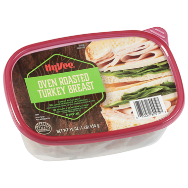 slide 1 of 1, Hy-Vee Oven Roasted Turkey Breast, 16 oz