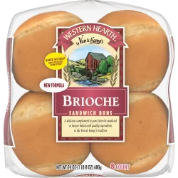 Western Hearth Brioche Sandwich Buns