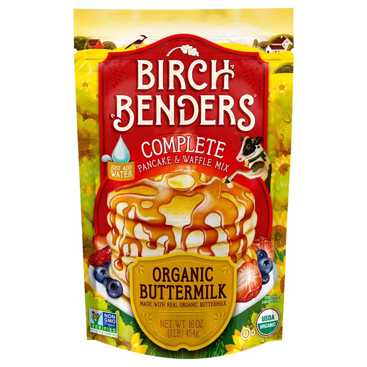 slide 1 of 10, Birch Benders Organic Buttermilk Pancake & Waffle Mix, 16oz, 16 oz