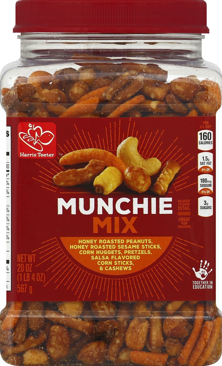 slide 2 of 2, Harris Teeter Munchie Mix, 20 oz