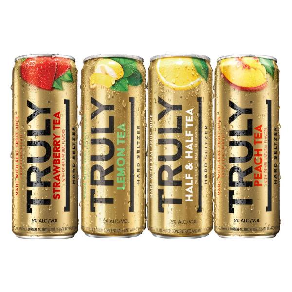 slide 5 of 10, TRULY Hard Seltzer Iced Tea Variety Pack, Spiked & Sparkling Water (12 fl. oz. Can, 12pk.), 12 ct; 12 oz