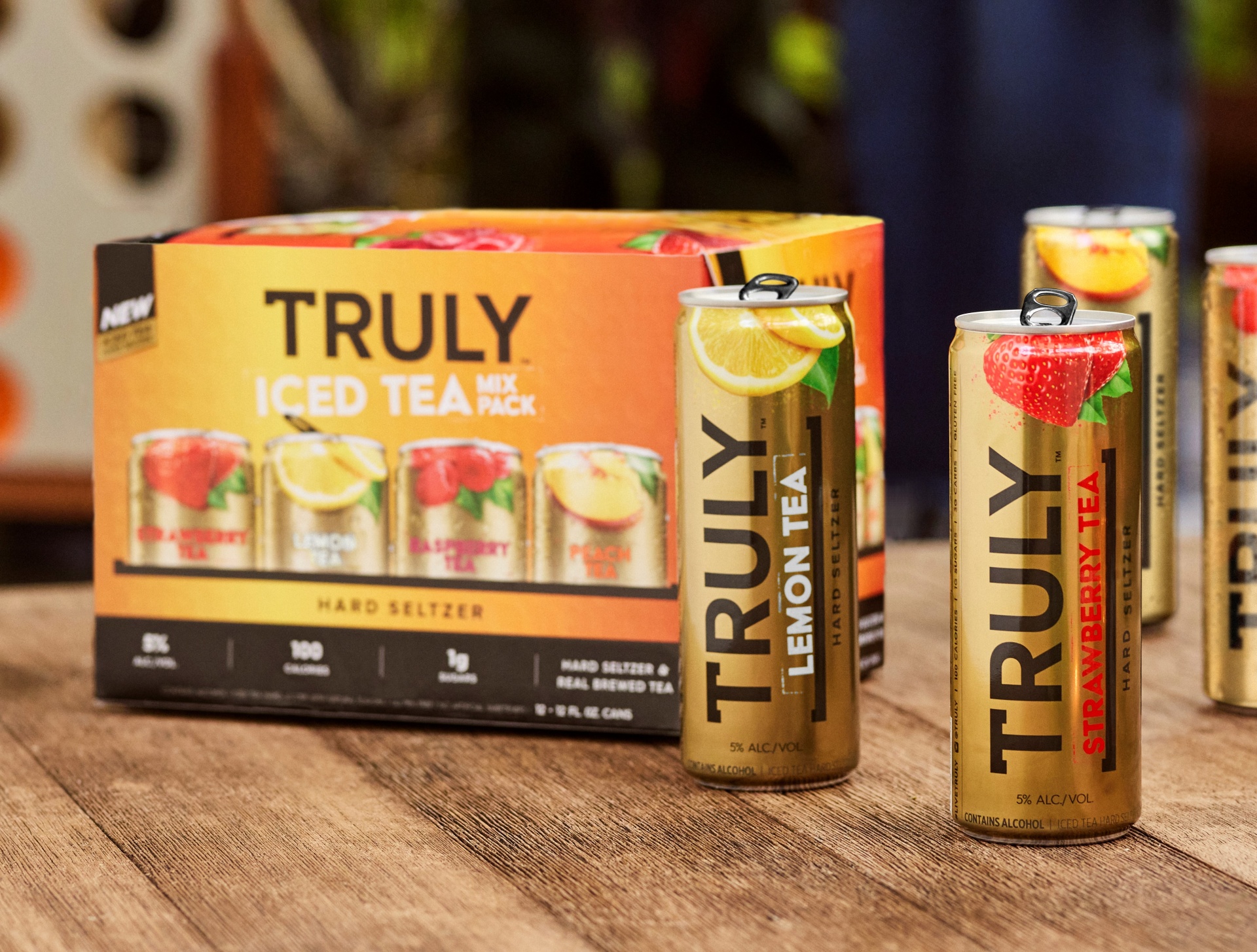 slide 5 of 6, TRULY Hard Seltzer Iced Tea Variety Pack, Spiked & Sparkling Water, 12 ct; 12 oz