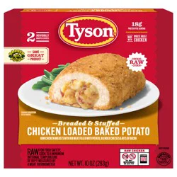Tyson Frozen Stuffed Chicken Breasts Loaded Baked Potato, 2 Count