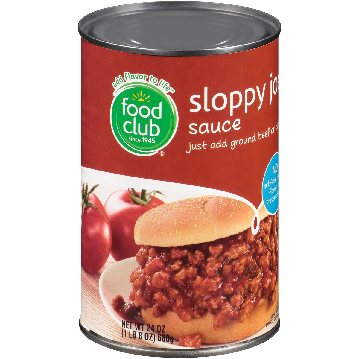 slide 2 of 10, Food Club Sloppy Joe Sauce, 24 oz