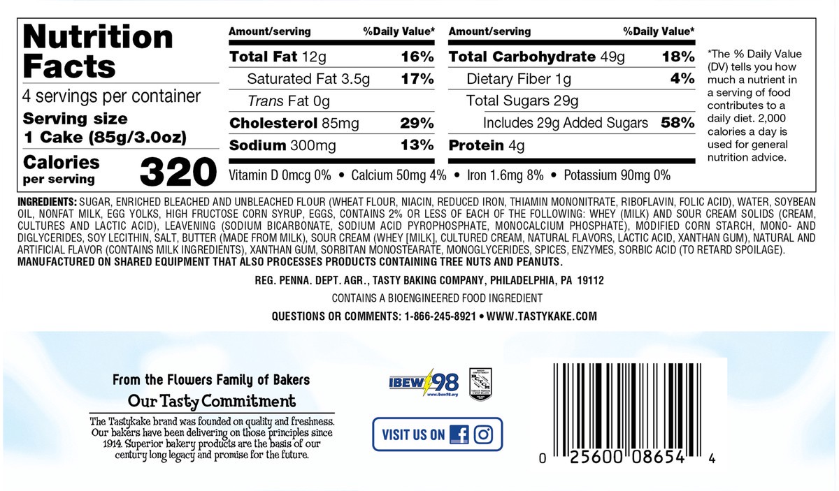 slide 2 of 9, Tastykake Pound Kake Juniors, Pound Cake Snack Cakes, 4 Count, 12 oz, 4 ct