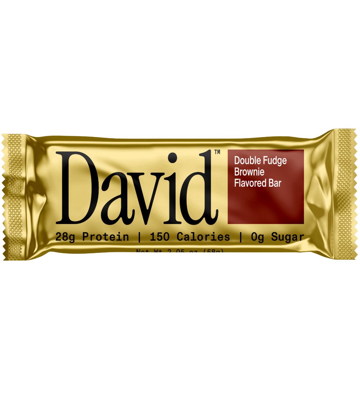 slide 1 of 1, DAVID Fudge Brownie Flavored Bar 2.19 oz, 2.19 oz