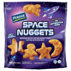 Perdue Fun Shaped No Antibiotics Ever Chicken Breast Sea Creature Nuggets, 27 oz Bag
