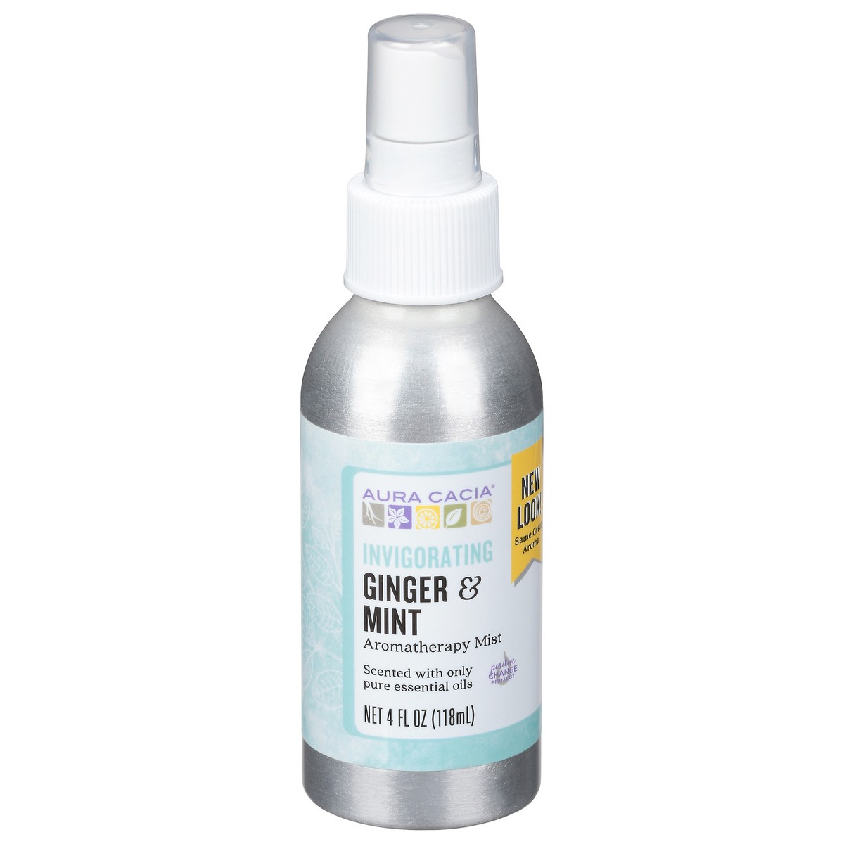 slide 1 of 9, Aura Cacia Ginger Mint Aromatherapy, 4 oz