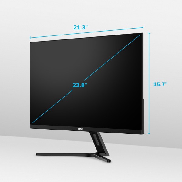 slide 5 of 10, Element Em2Fpab24B 24" 1080P Frameless Lcd Pc Monitor, 24 in