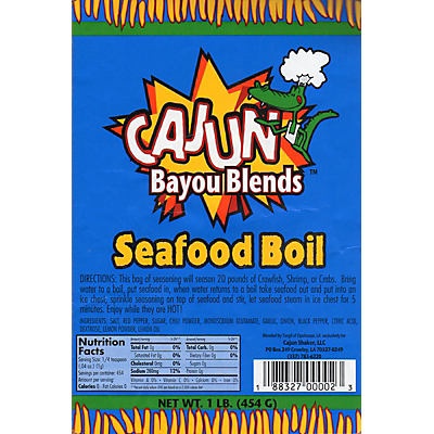 slide 1 of 1, Cajun Bayou Blends Seafood Boil Bag, 16 oz