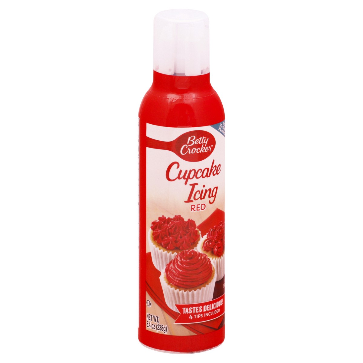 slide 4 of 12, Betty Crocker Red Cupcake Icing 8.4 oz, 8.4 oz