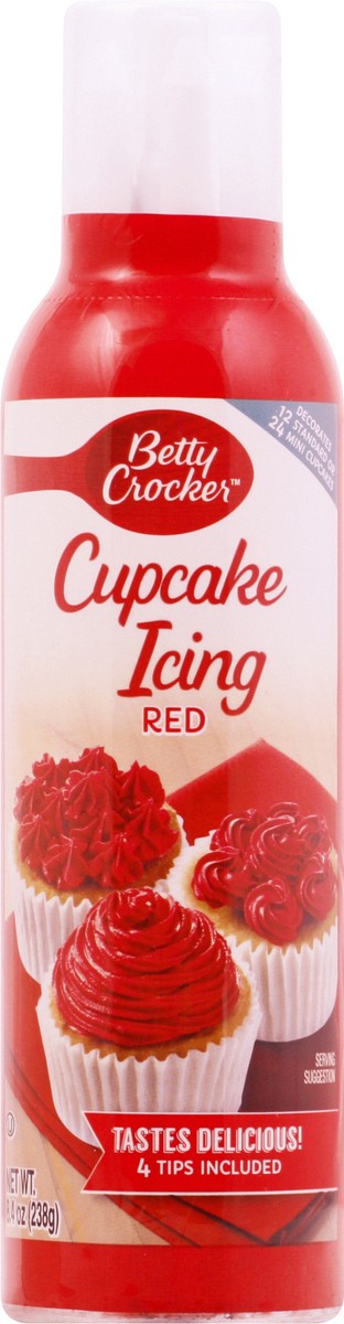 slide 1 of 12, Betty Crocker Red Cupcake Icing 8.4 oz, 8.4 oz