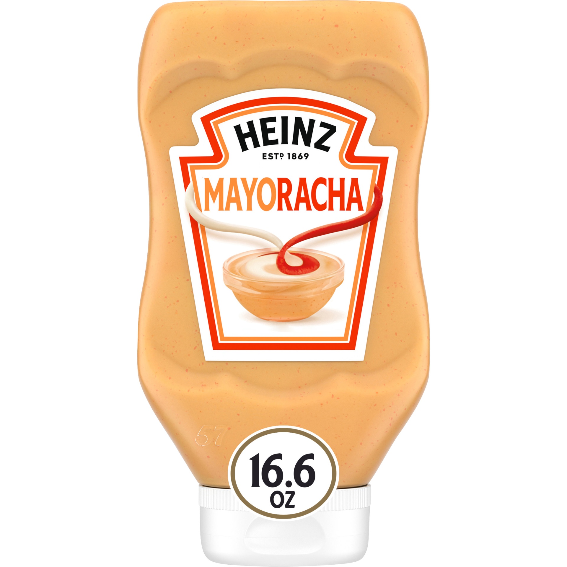 slide 1 of 7, Heinz Mayoracha Mayonnaise & Sriracha Sauce Bottle, 16.6 oz