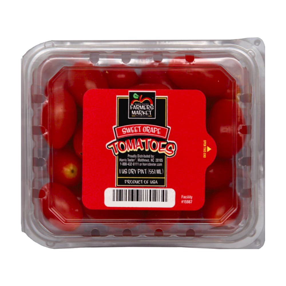 slide 1 of 1, Harris Teeter Sweet Grape Tomatoes, 1 ct