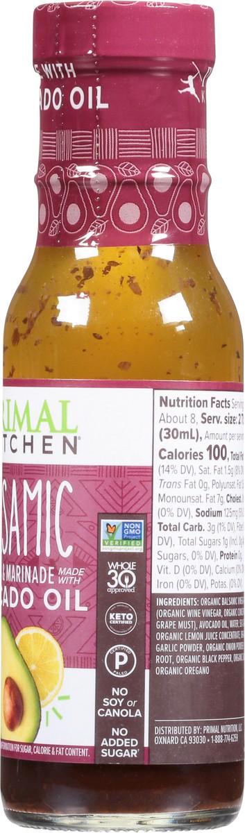 slide 11 of 12, Primal Kitchen Balsamic Vinaigrette with Avocado Oil - 8fl oz, 8 fl oz