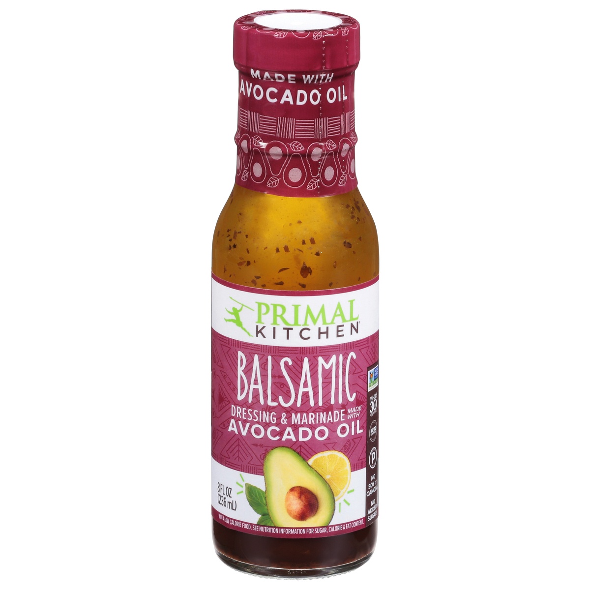 slide 1 of 12, Primal Kitchen Balsamic Vinaigrette with Avocado Oil - 8fl oz, 8 fl oz