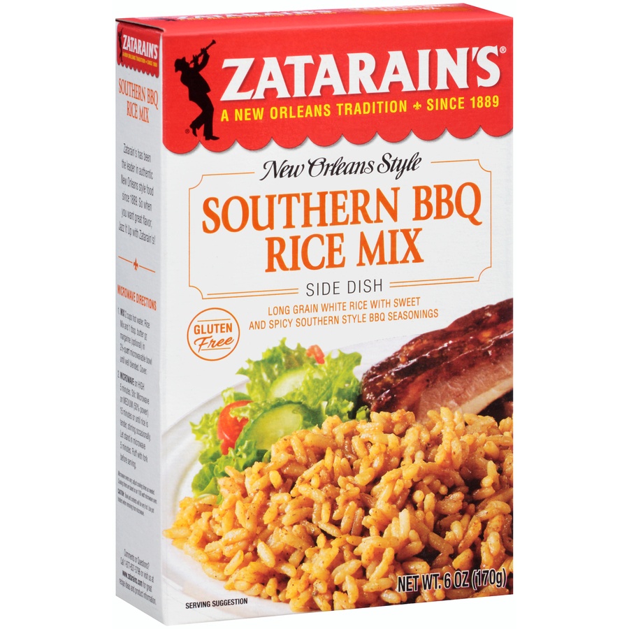 Zatarain's® Southern BBQ Rice Mix Side Dish 6 oz. Box