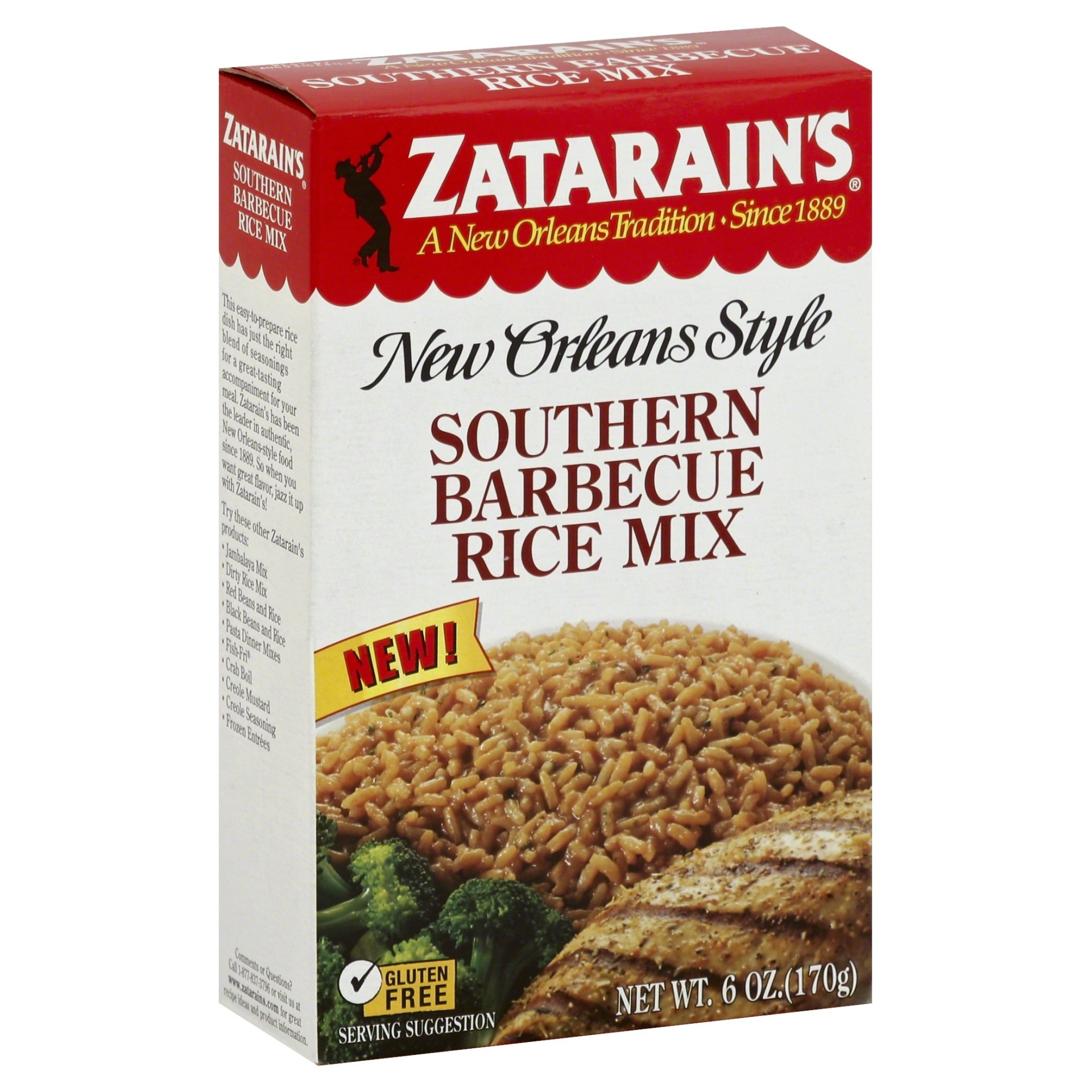 slide 1 of 1, Zatarain's Rice Mix 6 oz, 6 oz